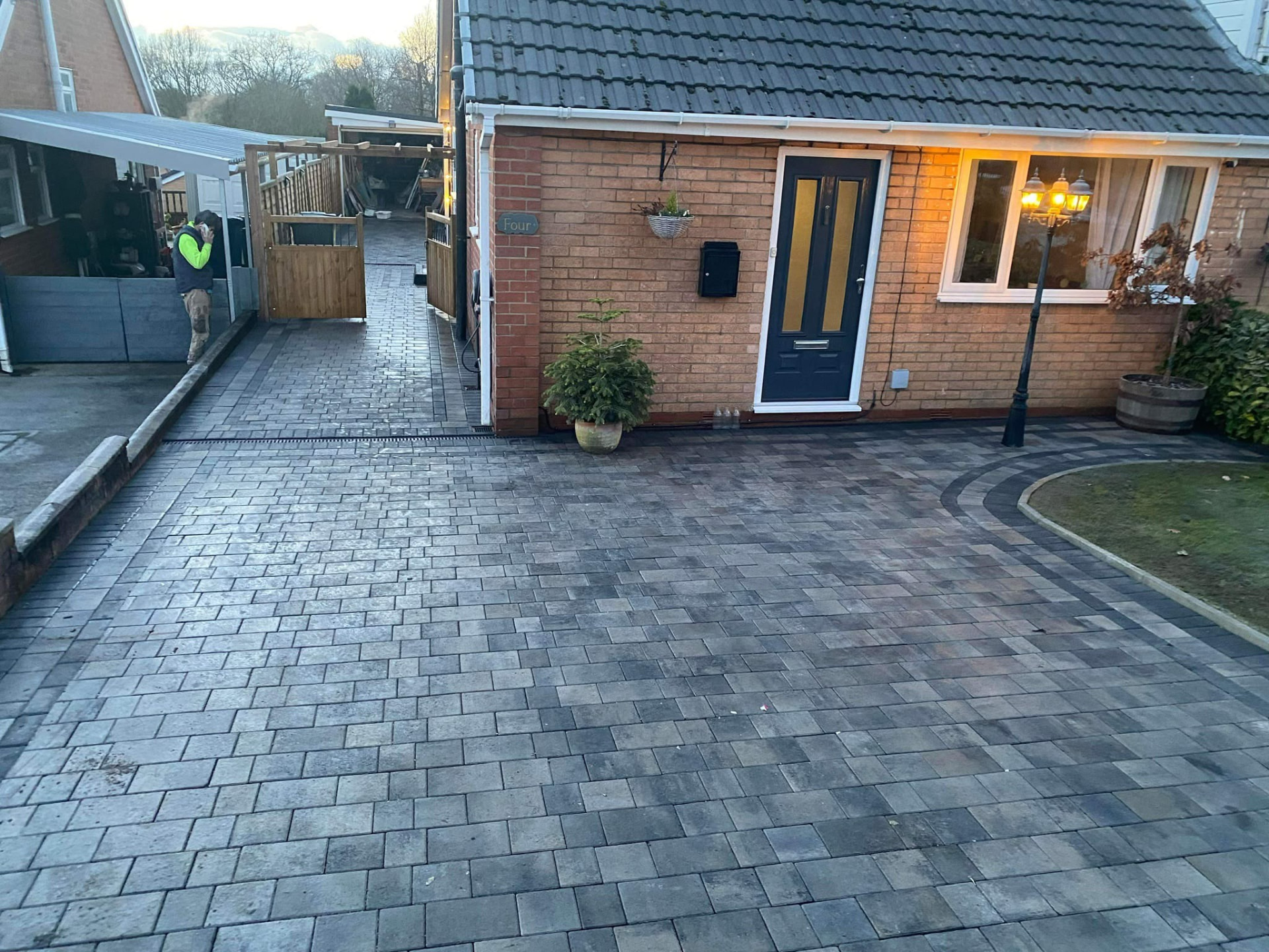 Block paving driveway installed by JP Driveways & Landscaping in Darlington, Durham and Stockton: project 31